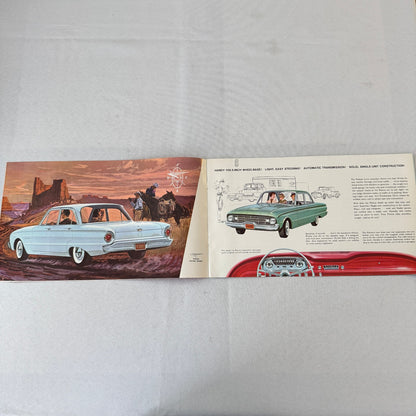 1960 Ford Falcon Car Sales Brochure Catalog Canadian Tudor Fordor Sedan