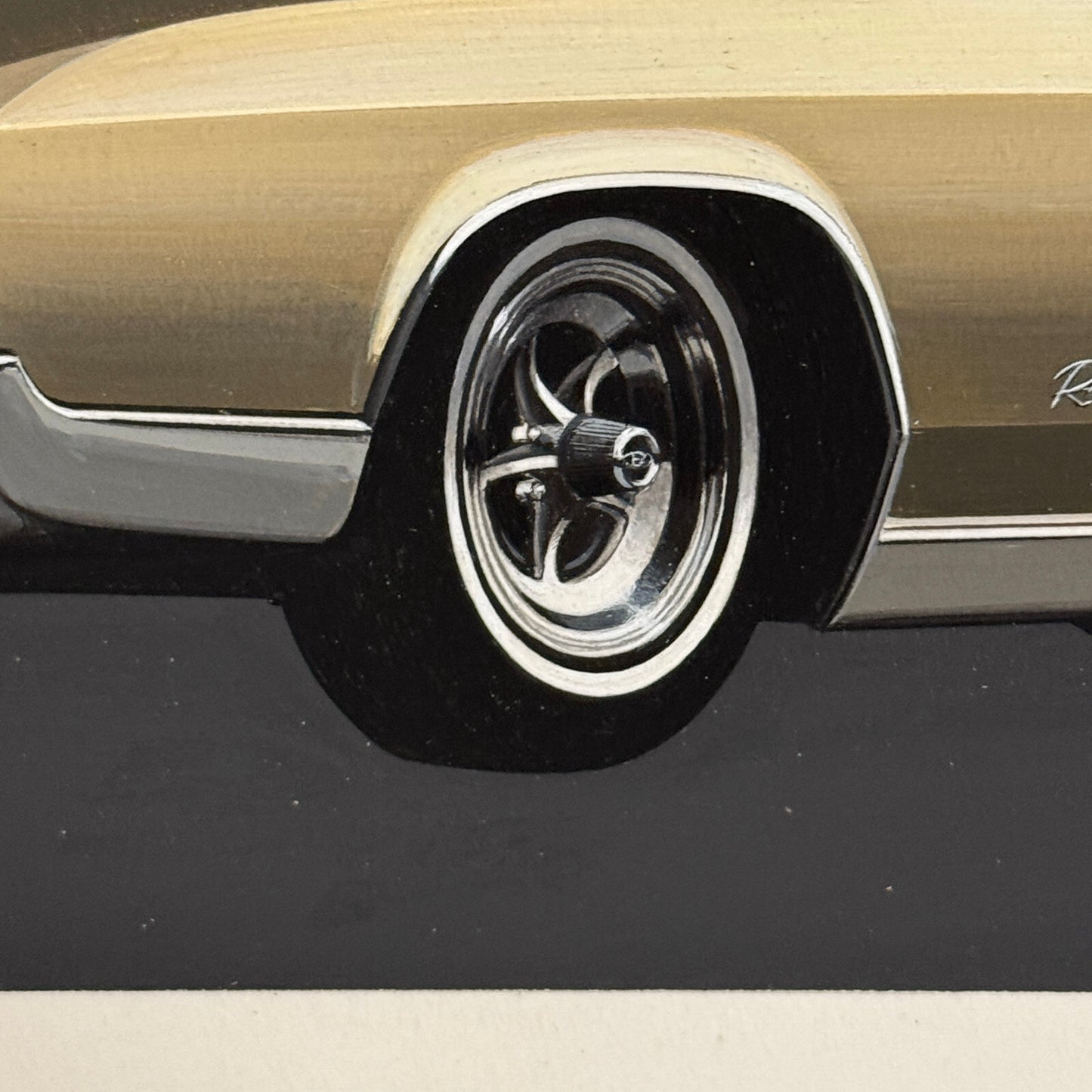 Vintage Buick Riviera Car Illustration Art Drawing Hand Drawn Robert Preis