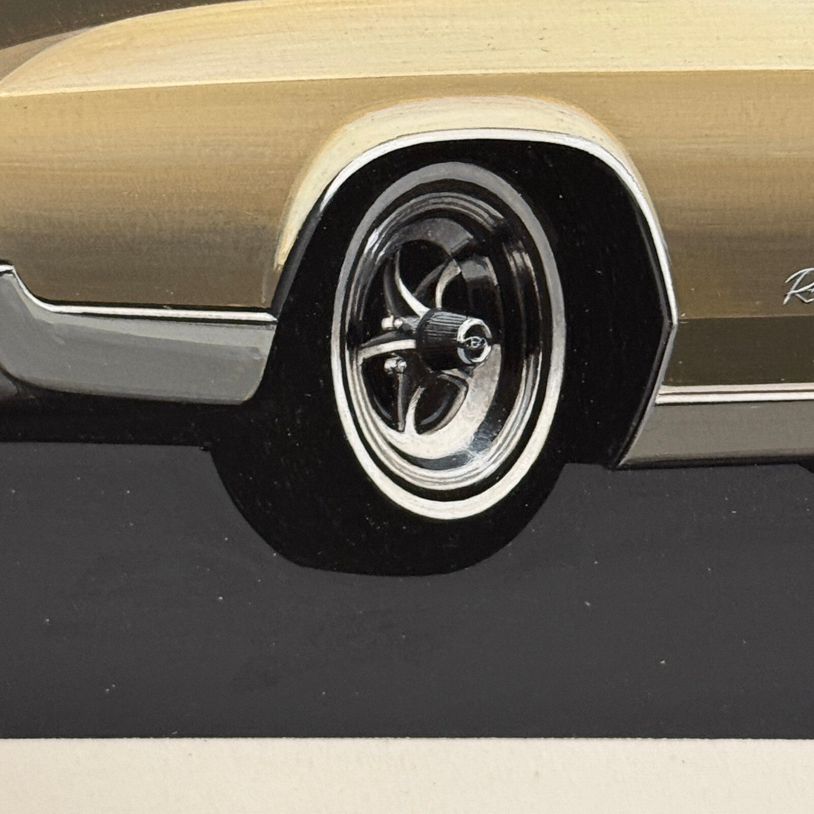 Vintage Buick Riviera Car Illustration Art Drawing Hand Drawn Robert Preis