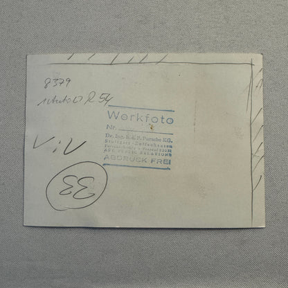 Porsche Factory Werkfoto Press Photo Photograph Porsche 911