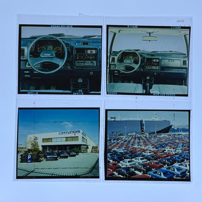 Vintage Hyundai Photo Film Lot Hyundai Pony Stellar Italian Factory
