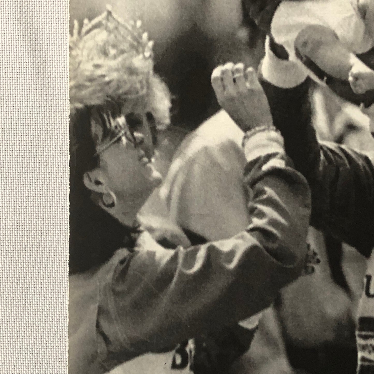 Vintage Indy Indianapolis Racing Photo Photograph Bobby Rahal with Daughter 1986