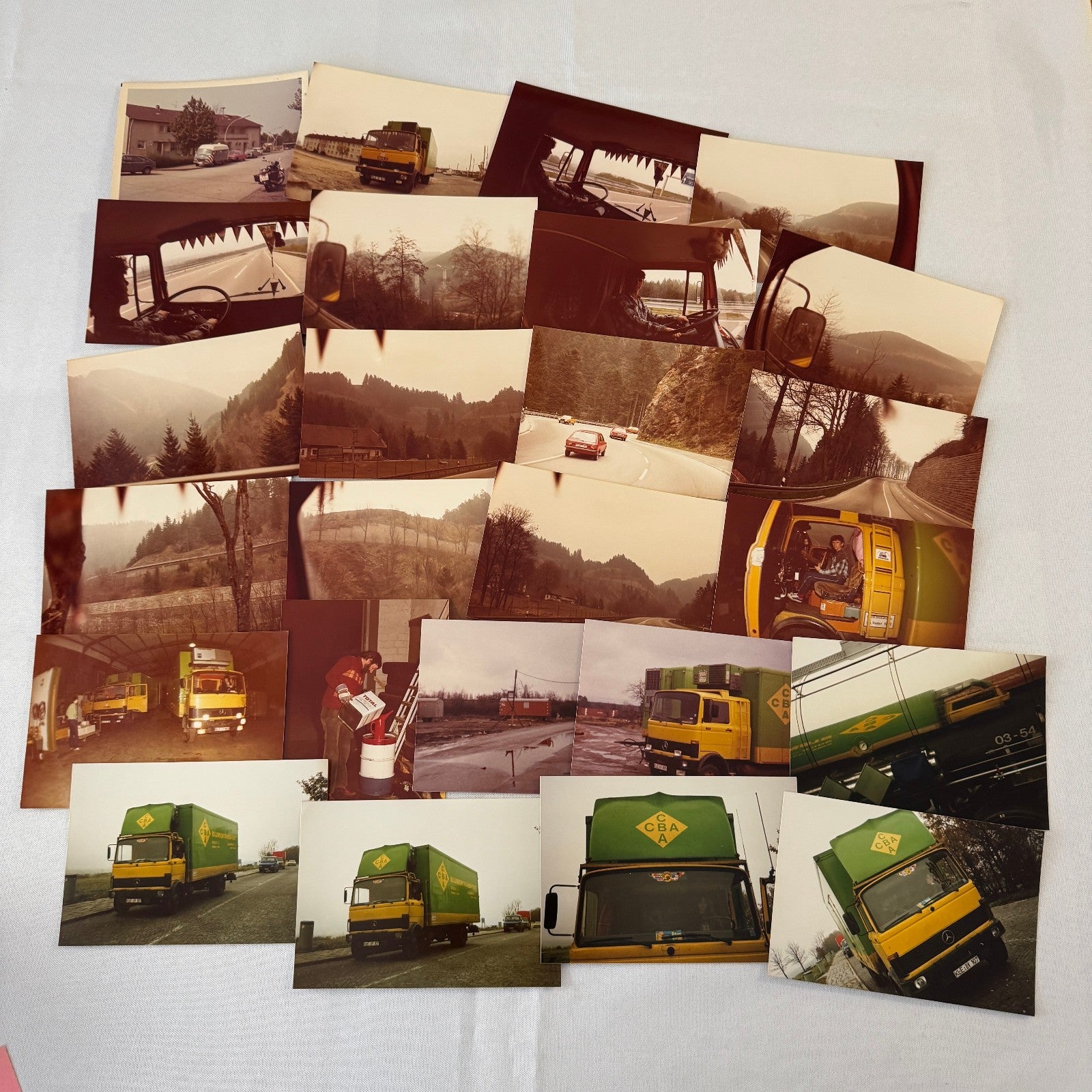 HUGE Vintage Truck and Construction Equipment Photo Lot 1980s Germany 300 Images