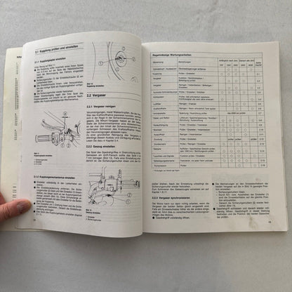 1980 Yamaha RD250LC RD350LC Motorcycle Bike Repair Manual Book GERMAN
