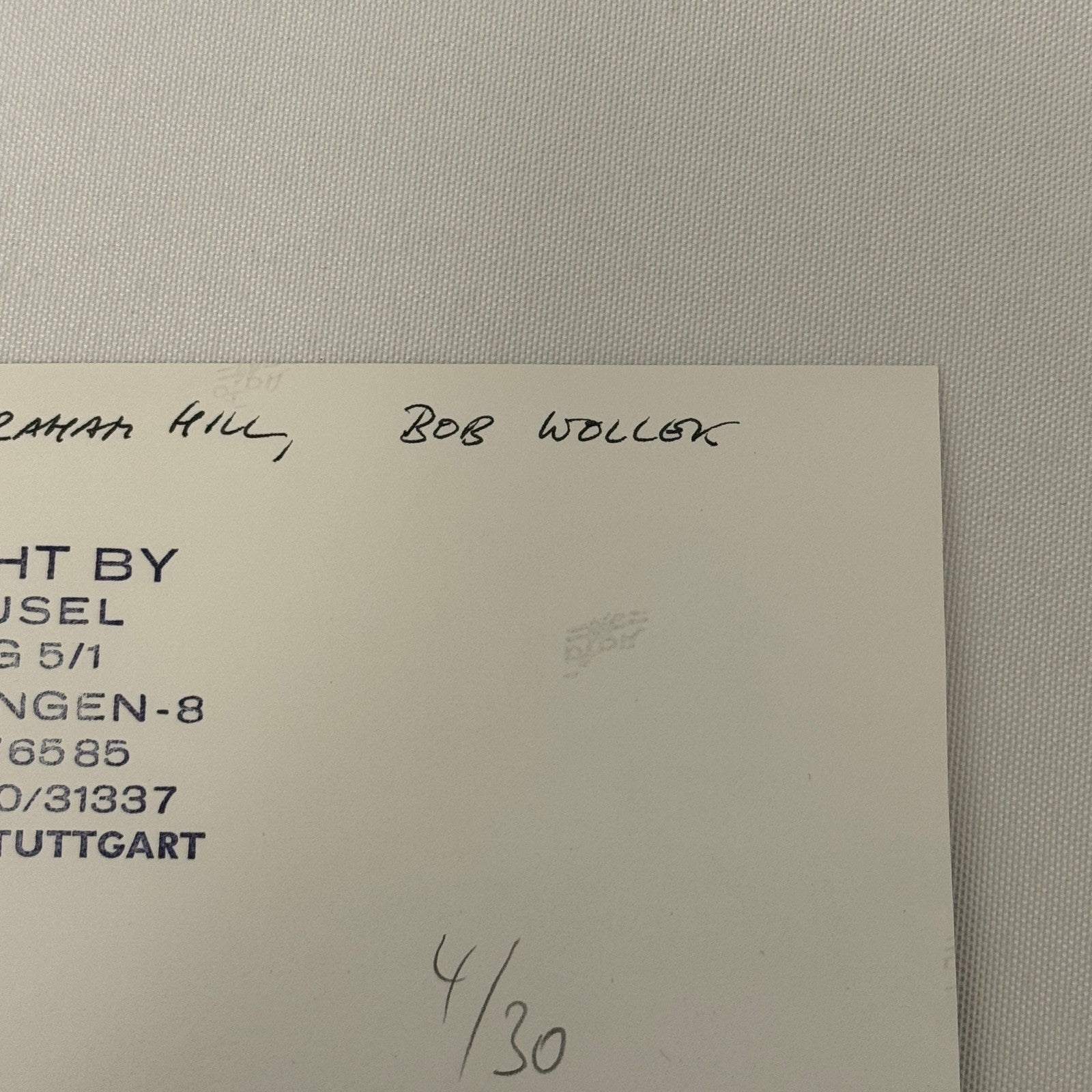 Vintage Racing Photo 1971 Interlagos F2 Race Tim Schenken Graham Hill Bob Wollek