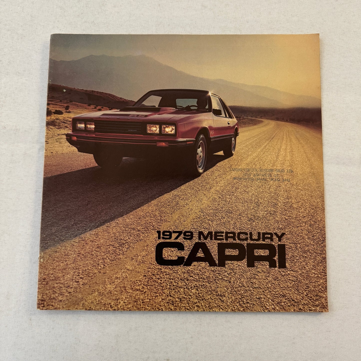1979 Mercury Capri Car Sales Brochure Catalog Advertising Canadian