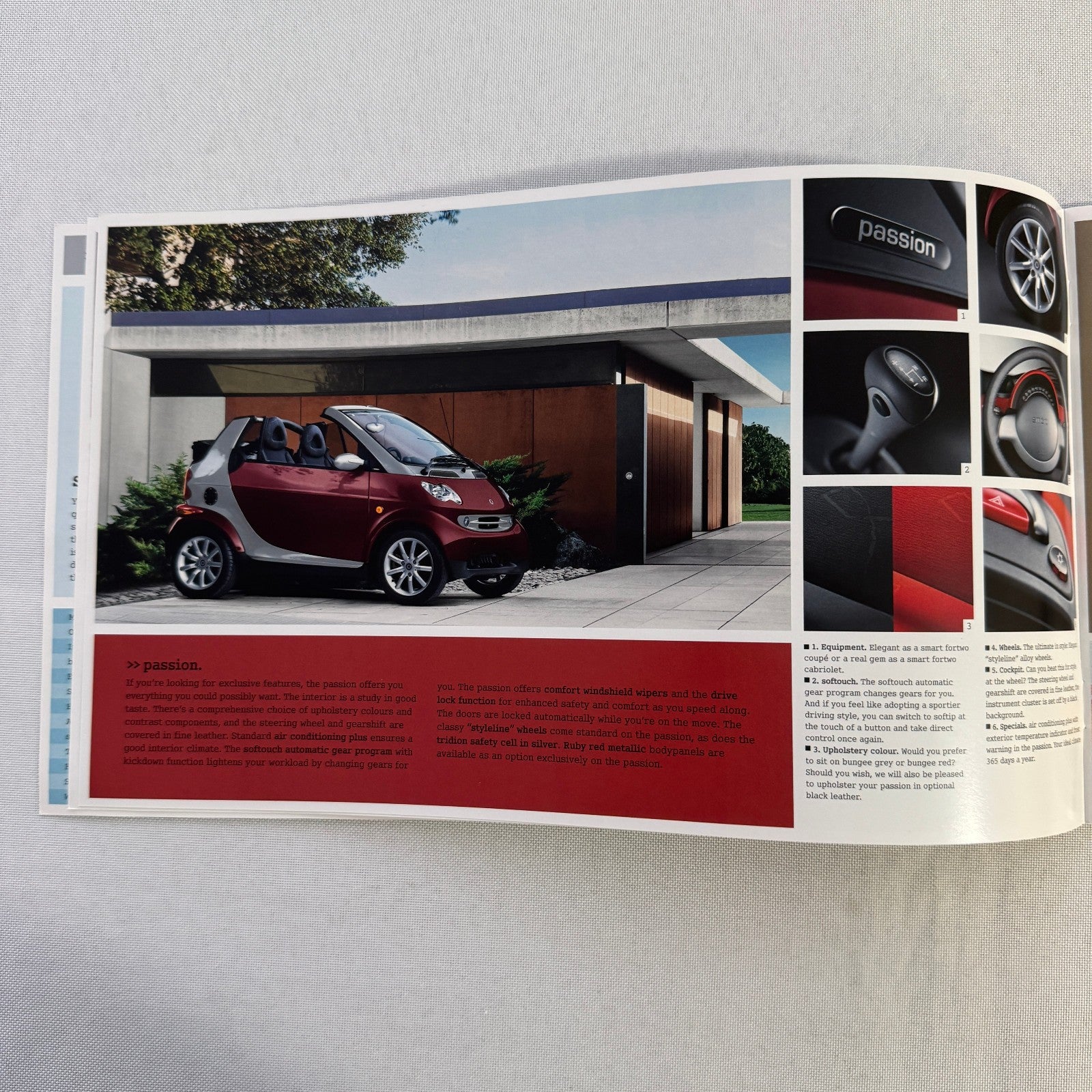 2006 Smart Fortwo Coupe and Fortwo Cabriolet CDI car Sales Brochure Catalog