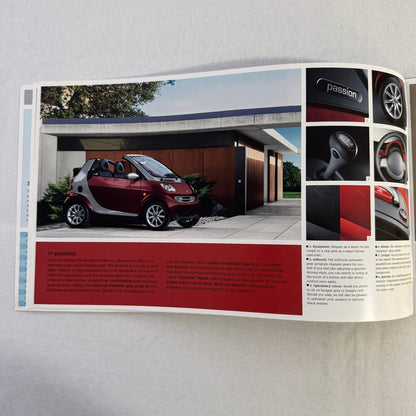 2006 Smart Fortwo Coupe and Fortwo Cabriolet CDI car Sales Brochure Catalog