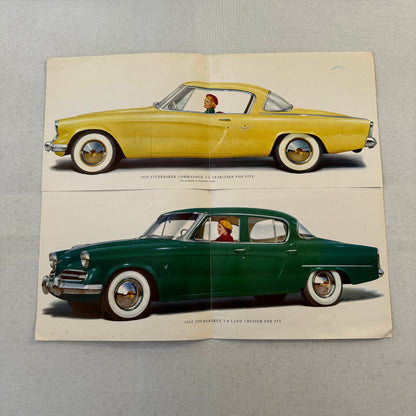 1953 Studebaker Car Sales Brochure Catalog Champion Commander Land Cruiser