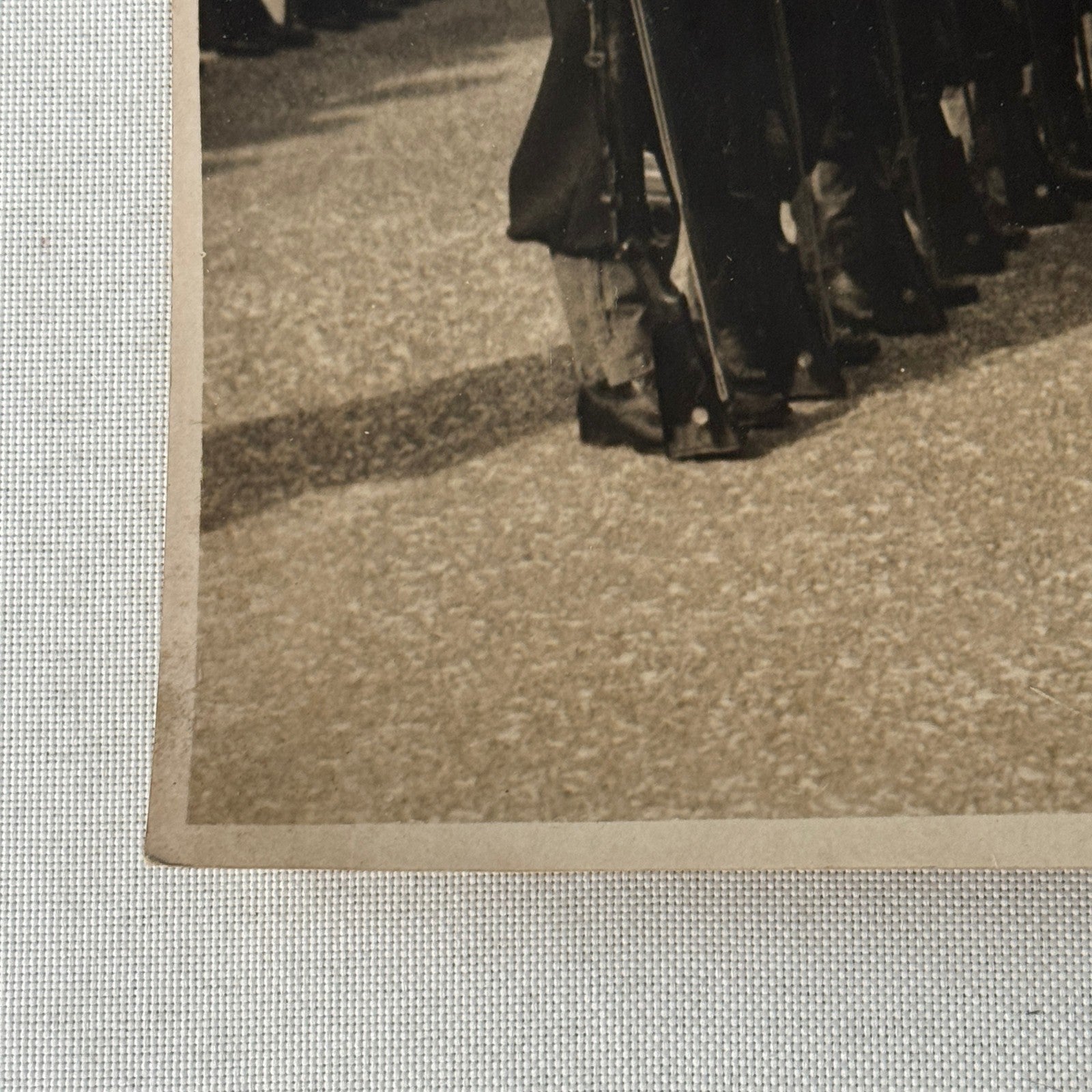 British Navy Inspection Press Photo Photograph Print 1934 Devonport