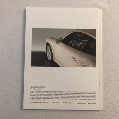 Porsche Factory Accessories Brochure Catalog Cayenne 911 Cayman Boxster 2007 08