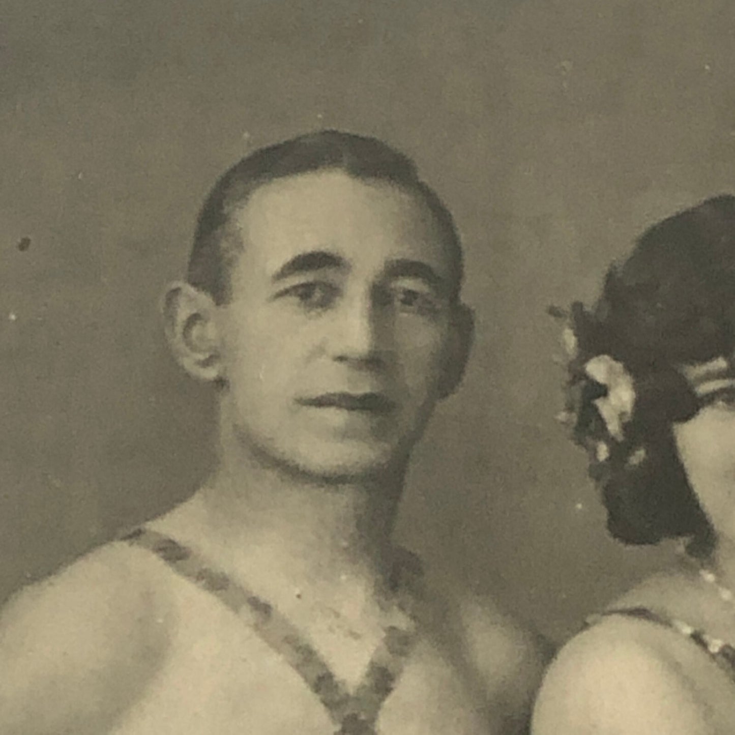 Circus Performer Acrobats Troupe RPPC Real Photo Postcard ? History Unknown
