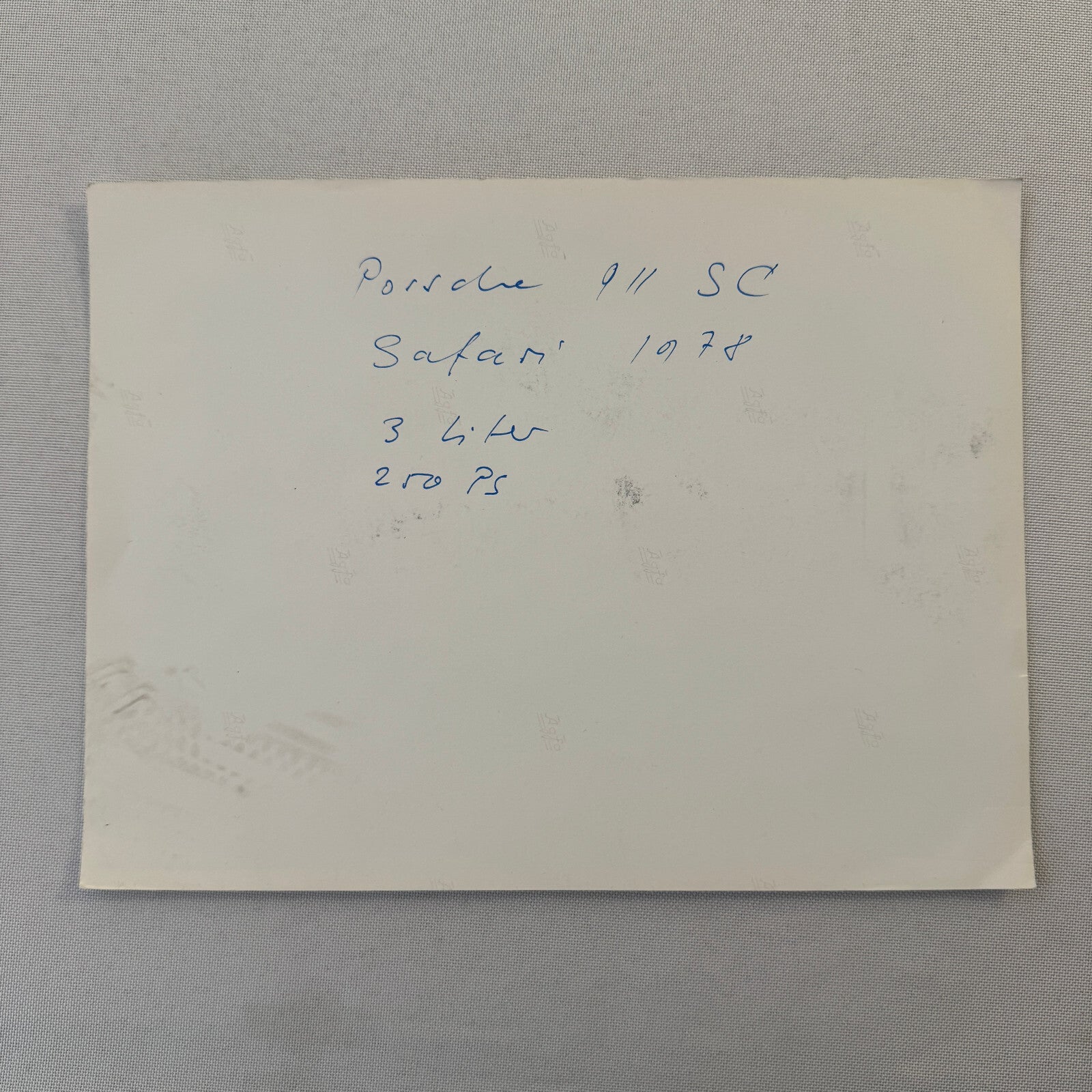 1978 Porsche 911 SC Safari Rally Rallye Car Photo Photograph