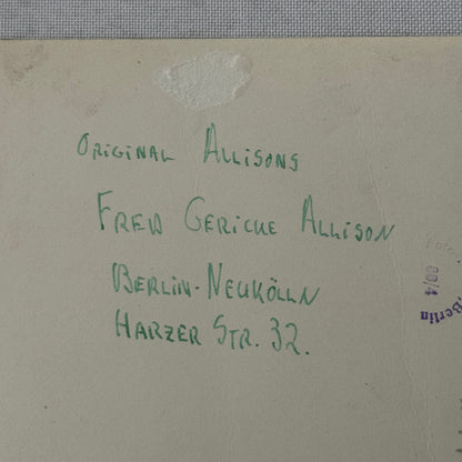 Vintage Circus Acrobat Tumbling Act Photo Photograph Original Allison Berlin