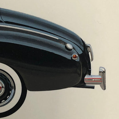 1939 Mercury Sedan Coupe Car Illustration Art Drawing Hand Drawn