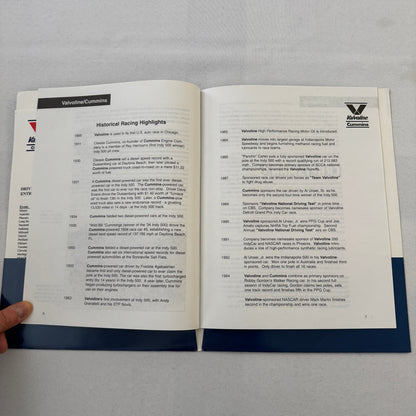 1995 Robby Gordon Valvoline Racing PPG Indy Car Press Kit Brochure 35mm Slides