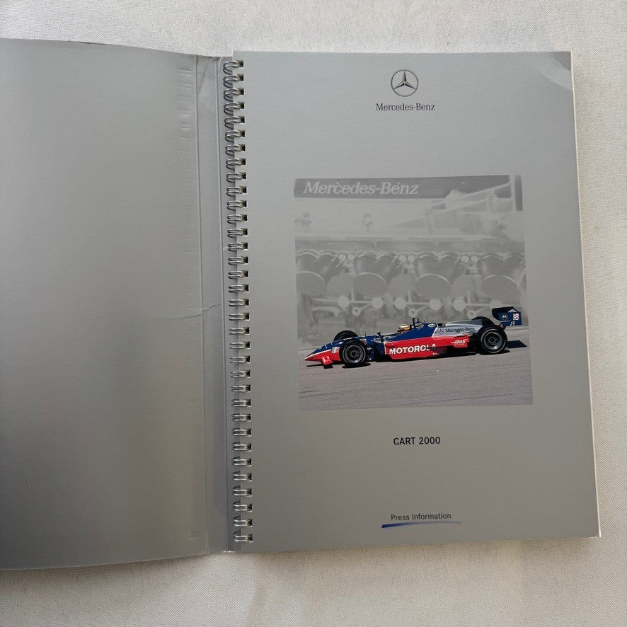 2000 Mercedes Benz Marlboro CART Racing Press Kit Tony Kanaan Michel Jourdain