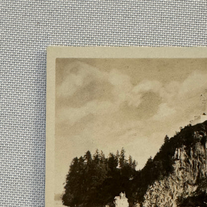 Vintage Ship Boat Lighthouse Photo Photograph Vancouver Harbour British Columbia