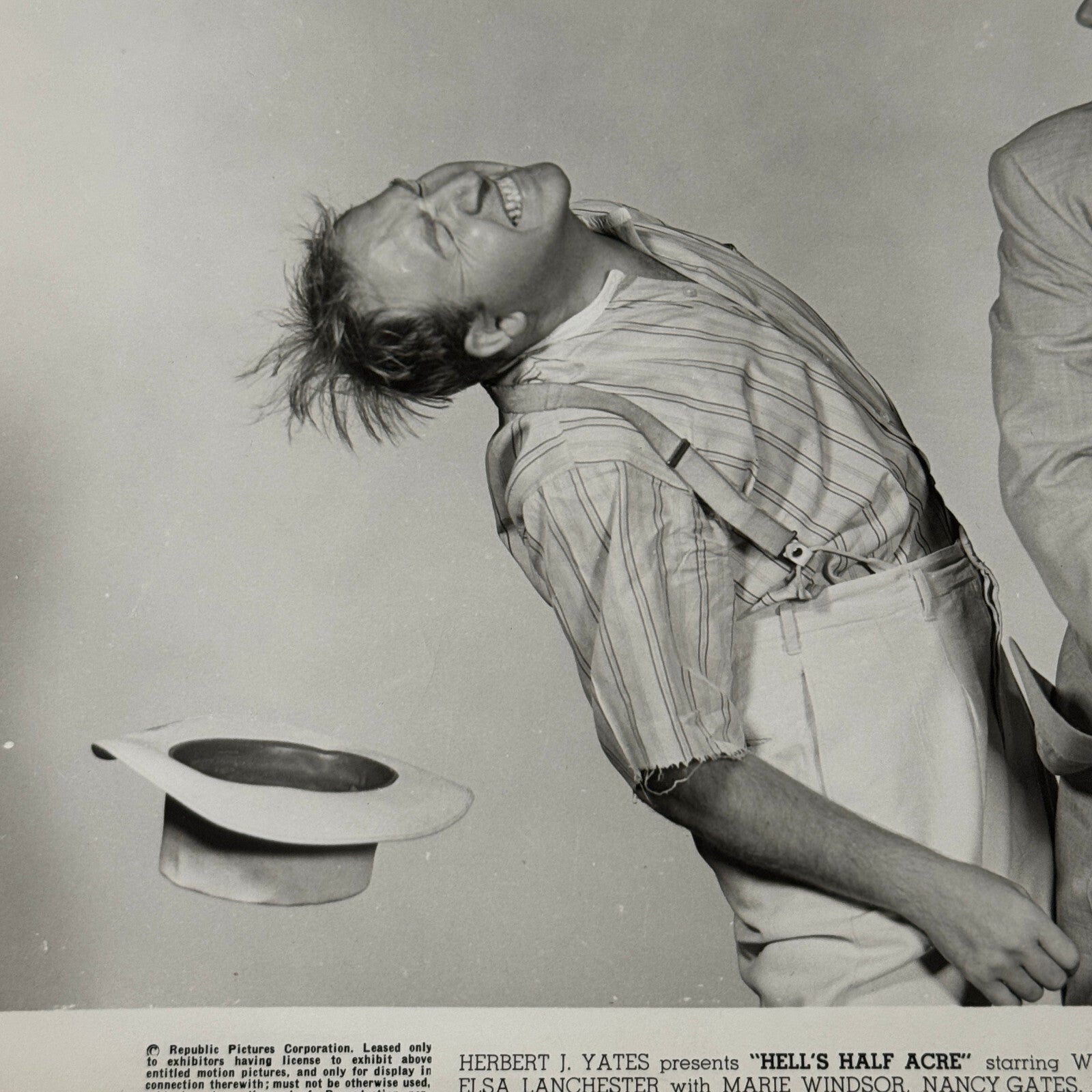 Vintage Movie Press Photo Photograph Hell's Half Acre Fight Scene