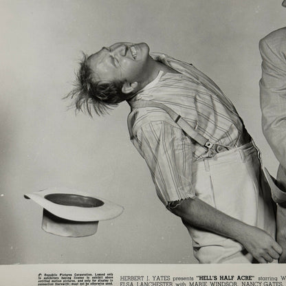 Vintage Movie Press Photo Photograph Hell's Half Acre Fight Scene