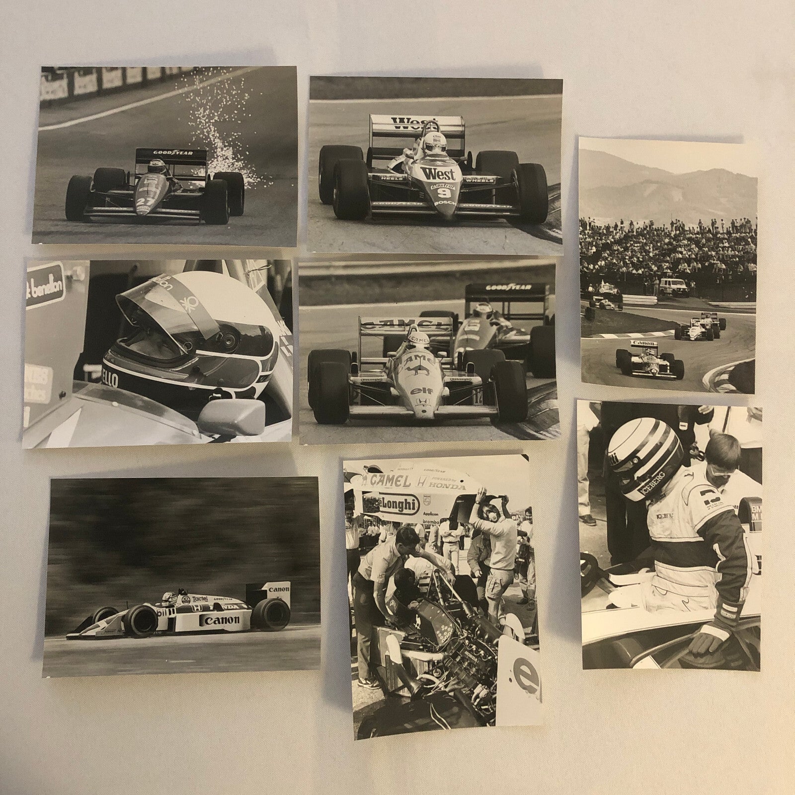 1987 Italian Grand Prix Formula One Racing Photo Lot 40+ Ayrton Senna Prost +
