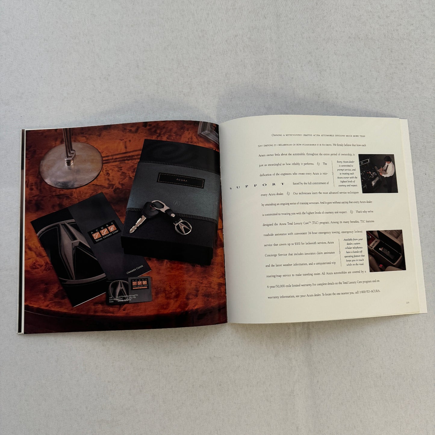 Acura Car Sales Brochure Catalog Integra NSX Legend TL 1995 1996