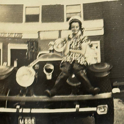 Vintage Fire Truck Photo Lot Child with Fire Aparatus Old Orchard Beach Maine