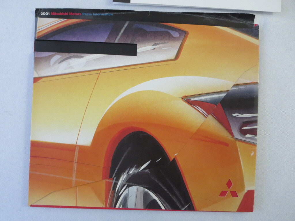 2001 Mitsubishi ASX & RPM 7000 Concept Car Press Kit Brochure Catalog