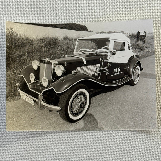 Scheib MG Replica Kit Car Photo Photograph Print Vintage