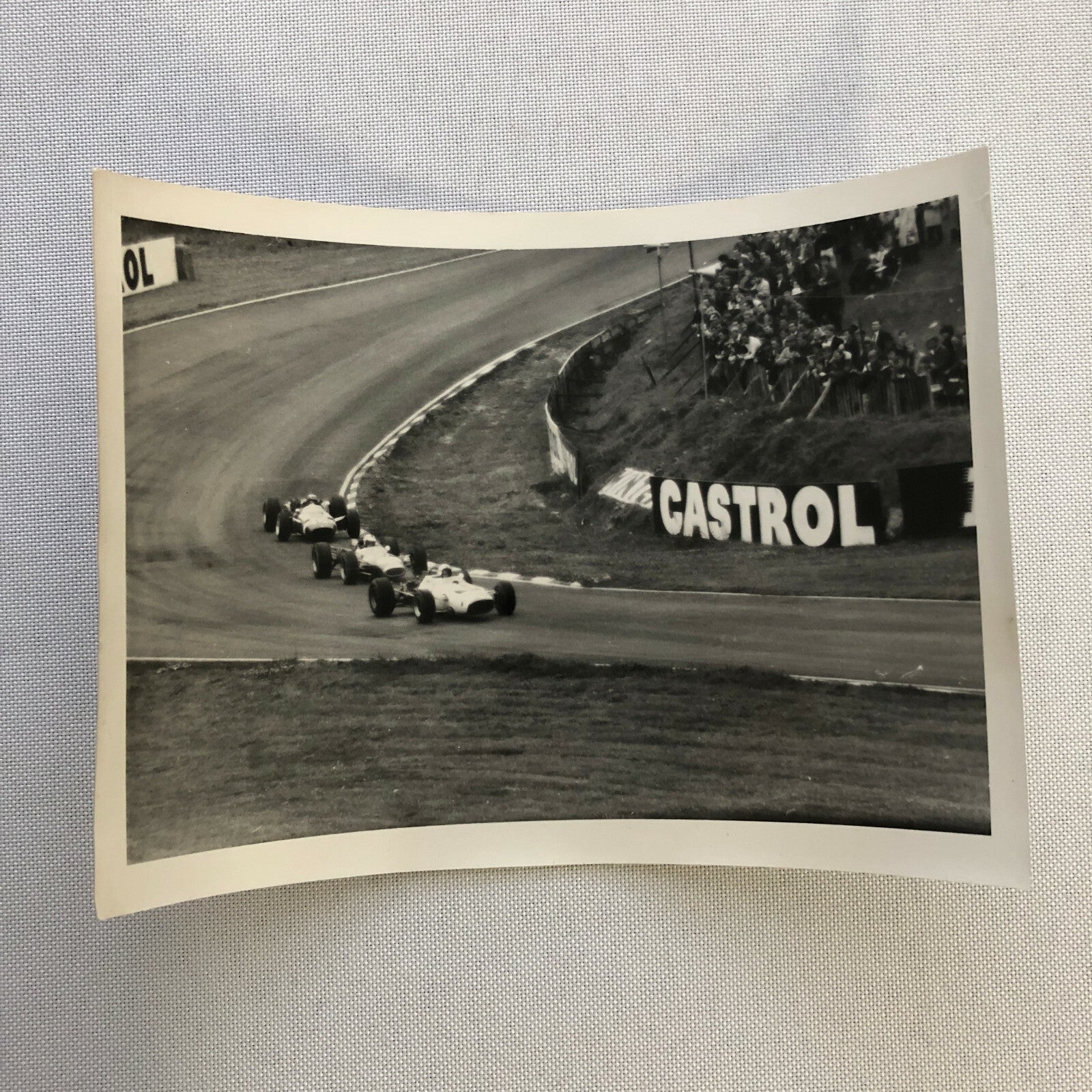 Vintage Grand Prix Car Racing Photo Photograph Print 