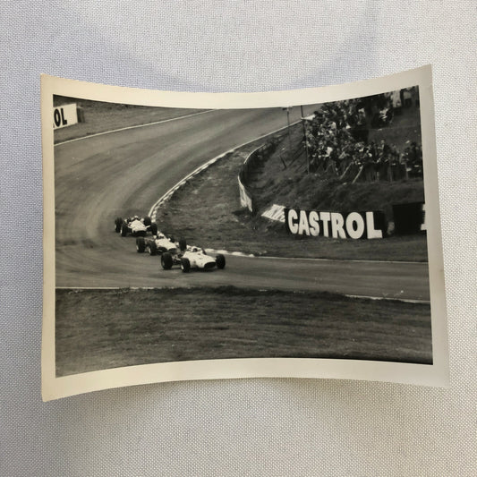 Vintage Grand Prix Car Racing Photo Photograph Print 