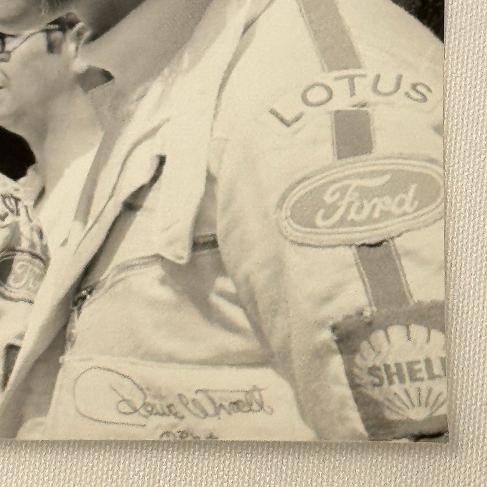 Vintage Racing Photo 1971 German Grand Prix Emerson Fittipaldi Reine Wisell