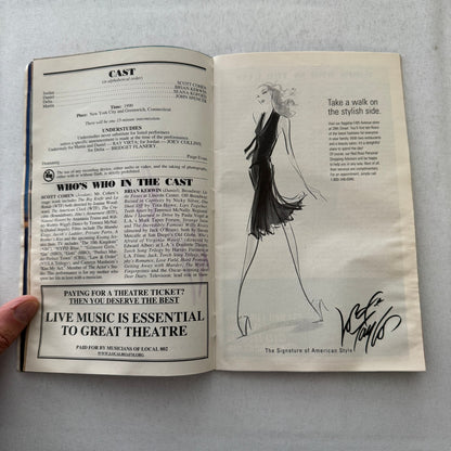 Glimmer Glimmer and Shine Cast Signed Theater Playbill Autographed Signature