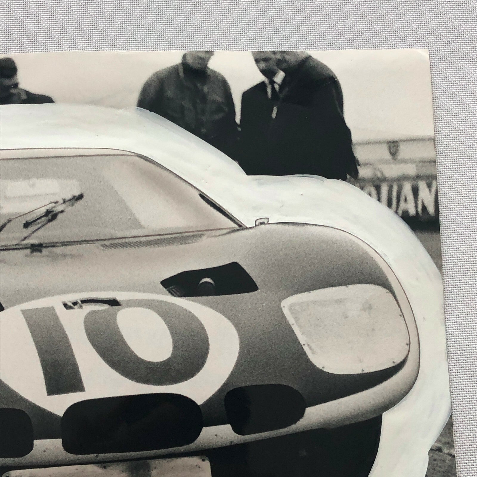 Vintage 1964 Ford GT40 LeMans Racing Press Photo Photograph Publifoto