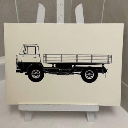 Commercial Truck Illustration Art Drawing Hand Drawn Robert Preis Vintage