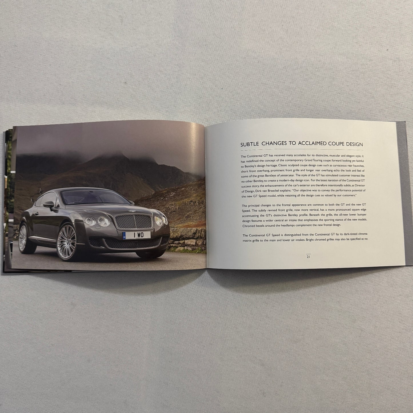 Bentley Contintental GT and GT Speed Press Kit Brochure with CD 2007 2008