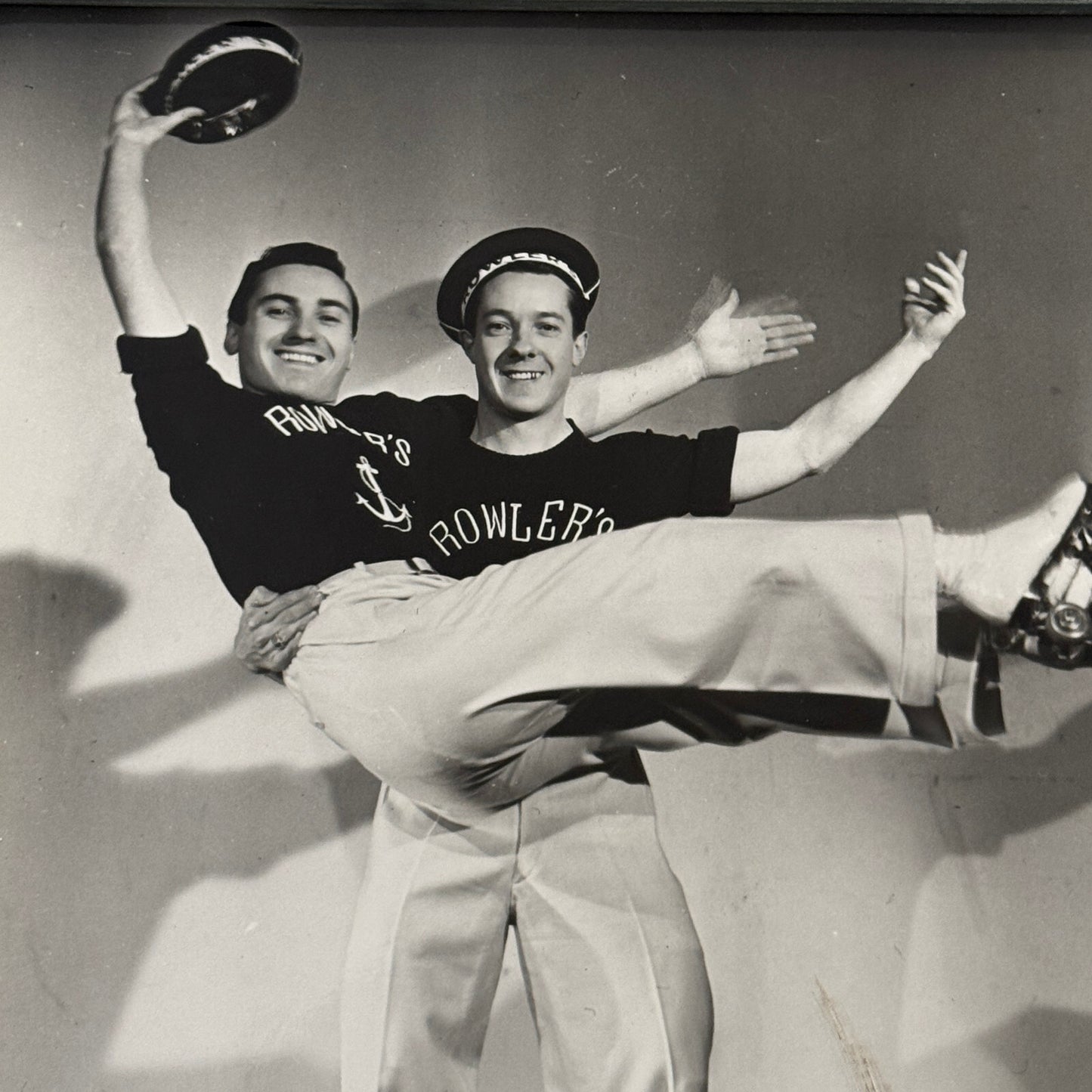 Vintage Circus Rollerskating Act Roller Skate Photo Photograph Print Les Rowlers
