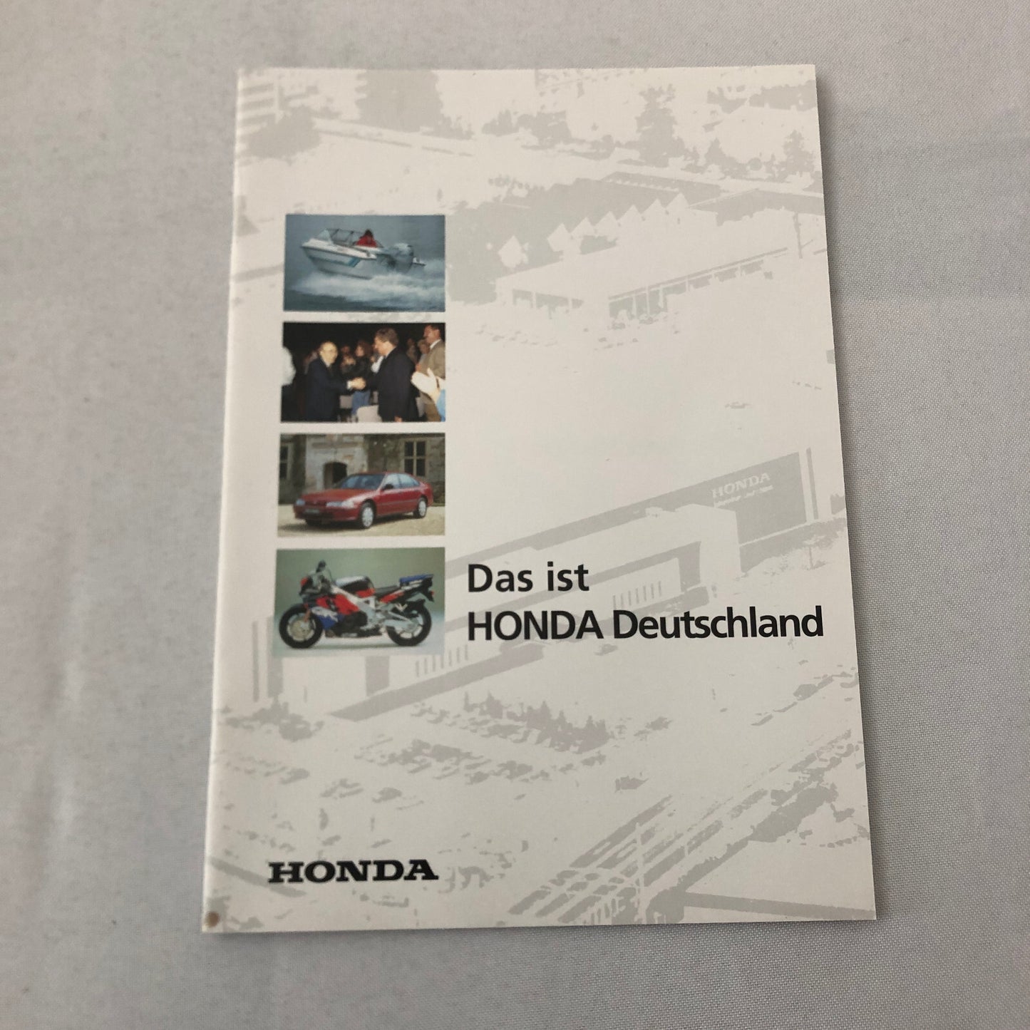Honda Sales Brochure NSX Motorcycle Catalog GERMAN Text