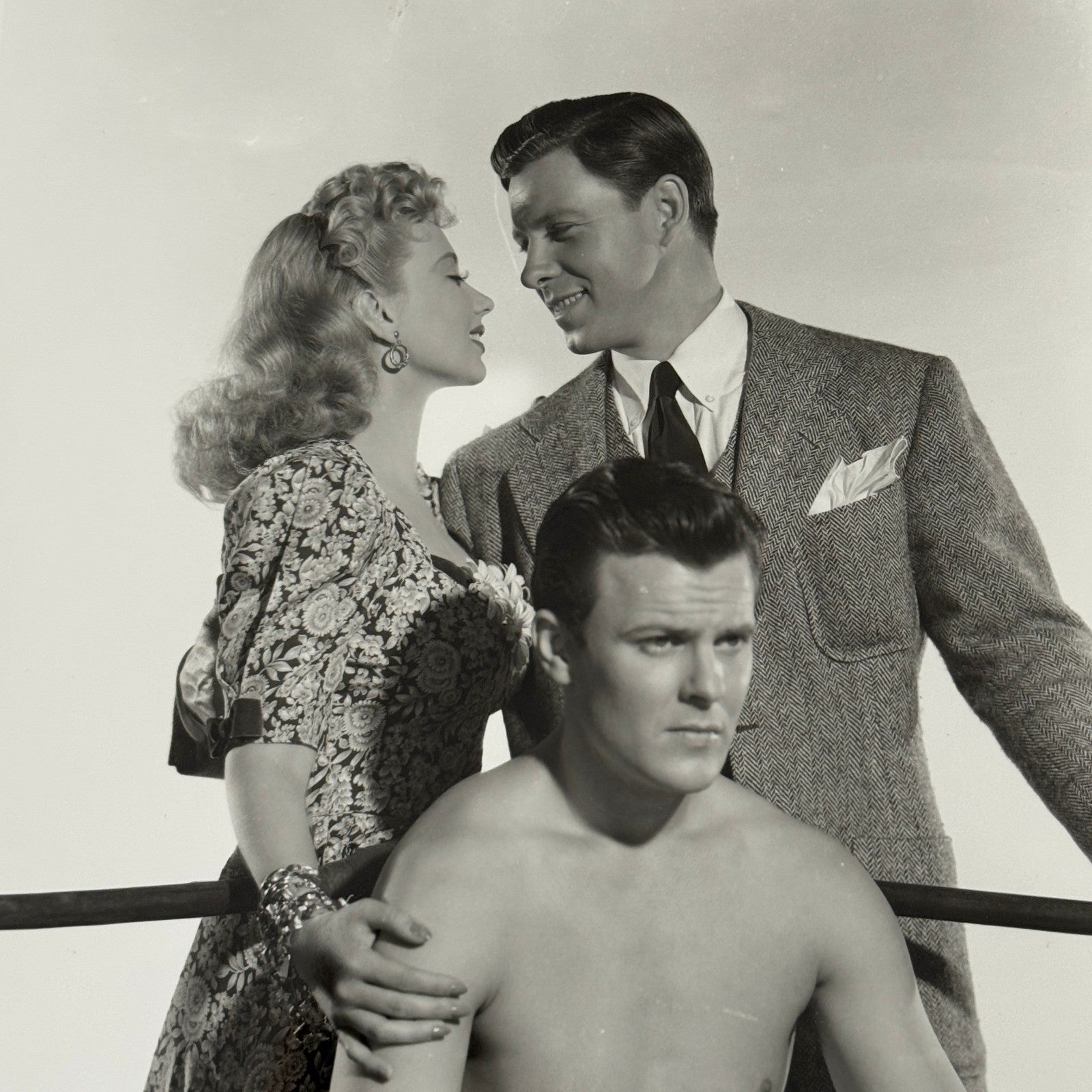 Vintage Movie Still Press Photo Photograph Boxing Boxer Unidentified Actors