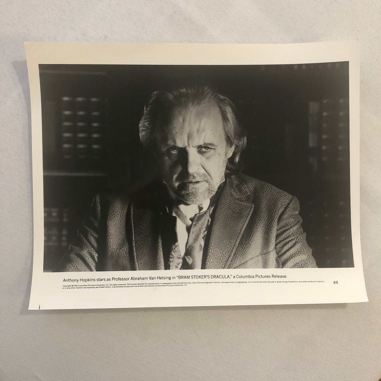 Anthony Hopkins Bram Stokers Dracula Movie Film Press Photo Photograph 1992