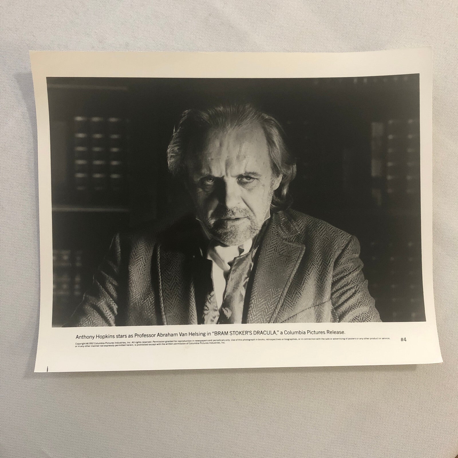 Anthony Hopkins Bram Stokers Dracula Movie Film Press Photo Photograph 1992