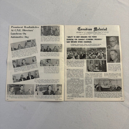 1955 Canadian Motorist Magazine CNE Motor Show Autoshow Glidden Tour September