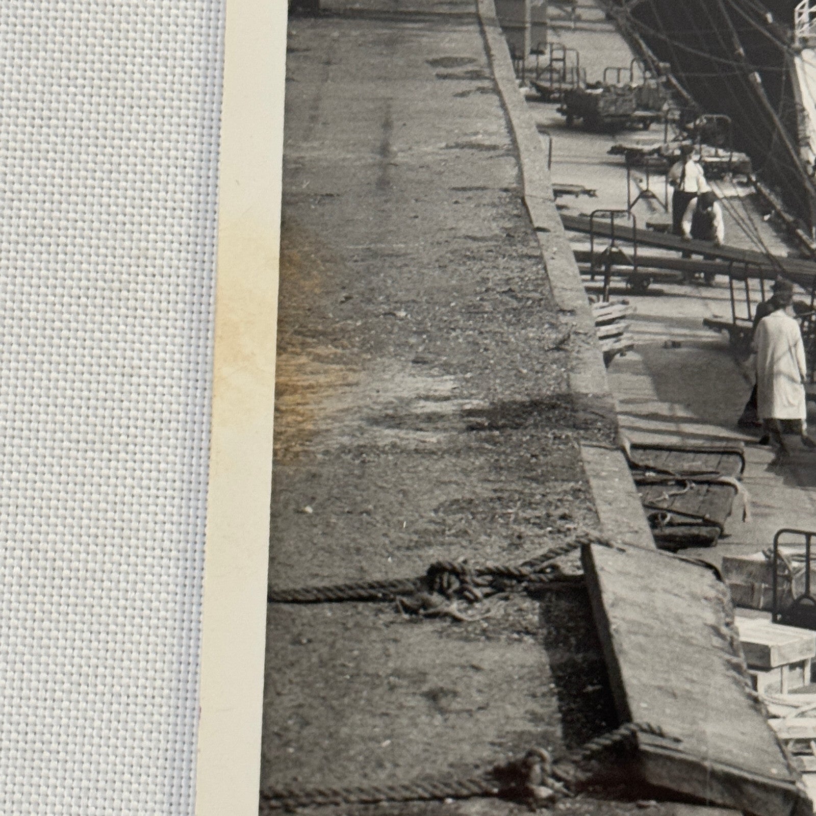 Montreal Harbour Ship Boat Press Photo Photograph 1964 Vintage
