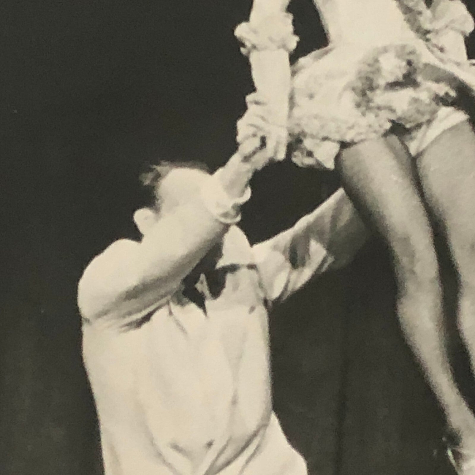 Circus Performer Bicycle Balancing Act 2 Heinkes Vintage Photo Photograph
