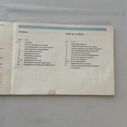 1988 Saab 900 Owners Manual Book Pouch Sedan Convertible Vintage Car