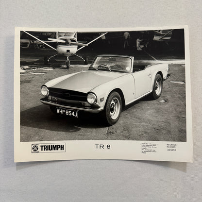 Triumph TR6 Roadster Car Factory Press Photo Photograph British Leyland