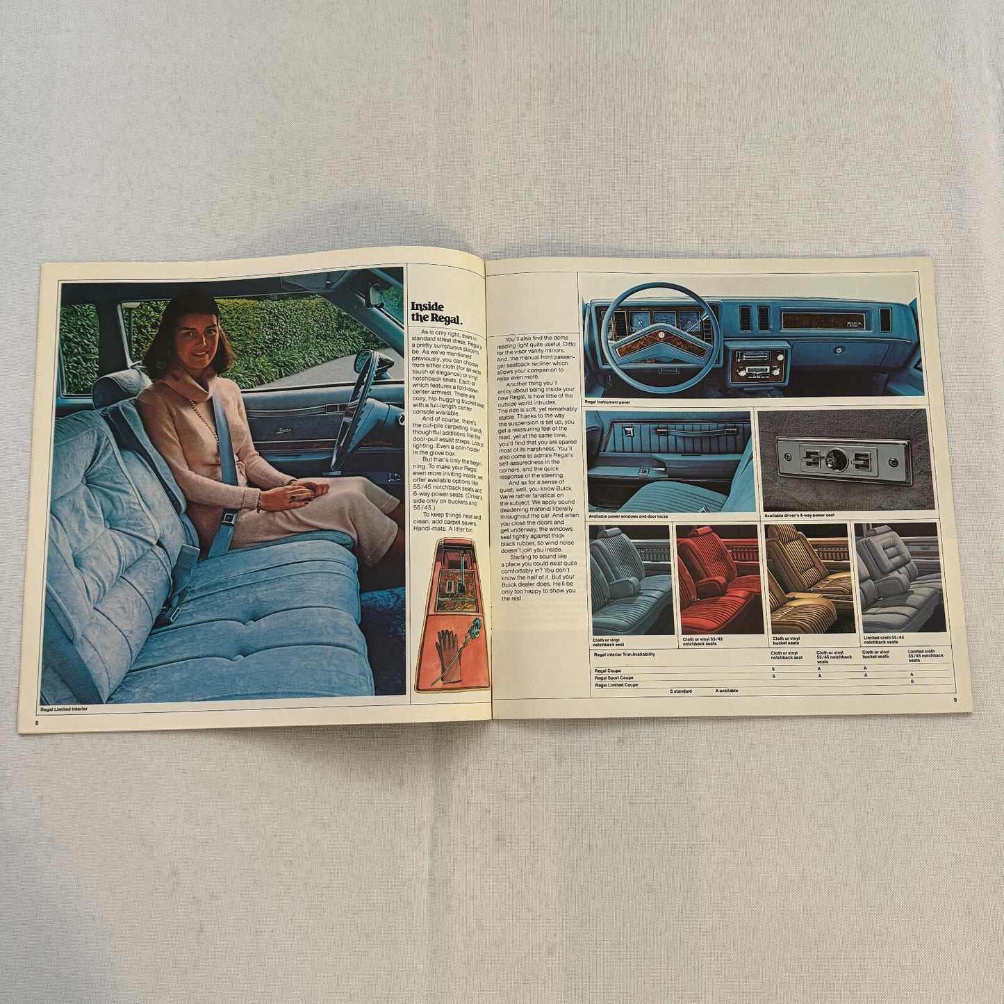1979 Buick Regal and Century Car Sales Brochure Catalog Advertising Coupe Wagon