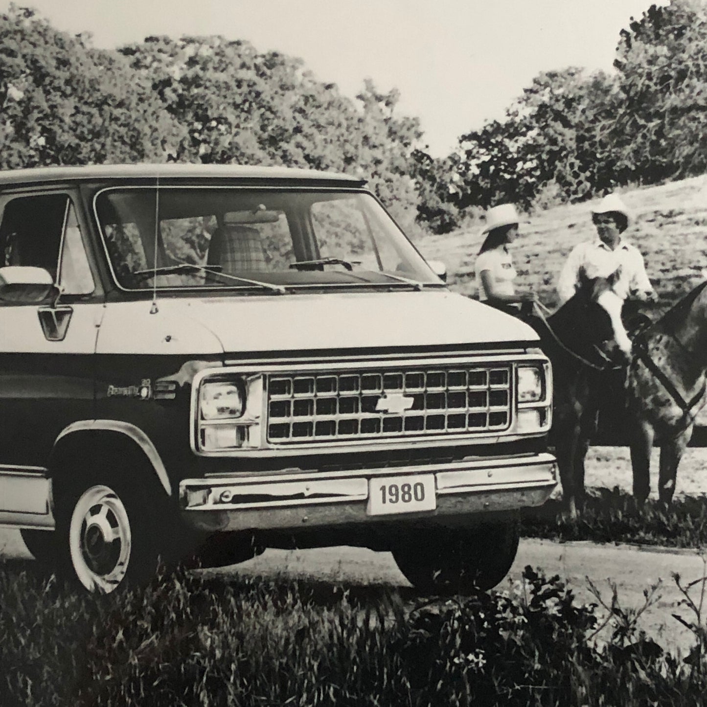 1980 Chevrolet Beauville Sport Van Truck Press Photo Photograph Print Sportvan
