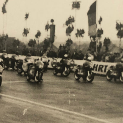Vintage Motorcycle Racing Photo photograph Snapshot Germany