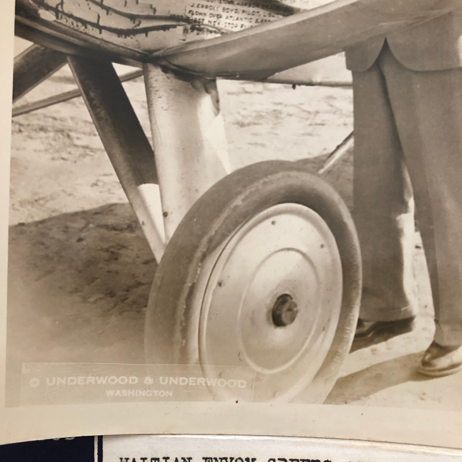 Press Photo Photograph Aviator Captain J. Errol Boyd Haiti Haitian Flight